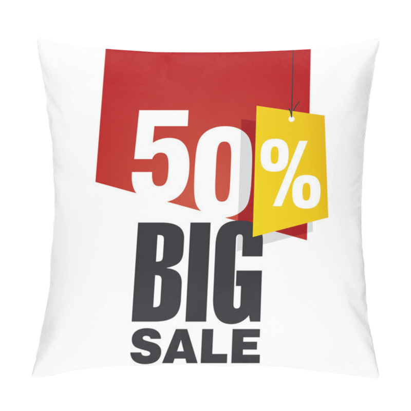 Personality  Big Sale 50 Percent Off Red Background Pillow Covers