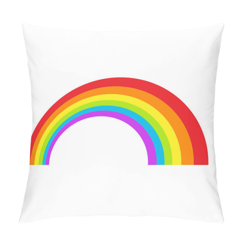 Personality  LGBT Rainbow Symbol Icon. Gay Pride, Vector Illustration. Pillow Covers