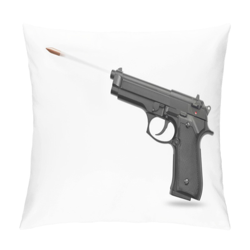 Personality  Handgun With Bullet Pillow Covers