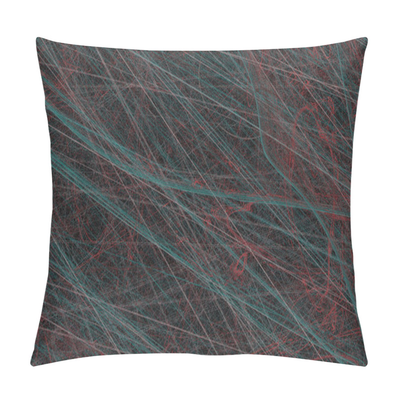 Personality  Abstract Fractal Texture Background Pillow Covers