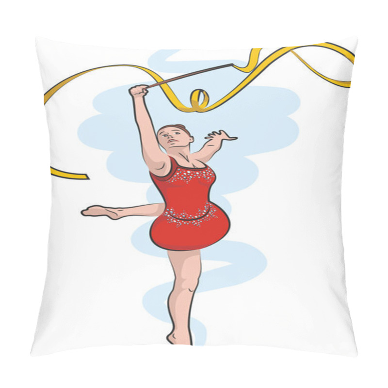 Personality  Rhythmic Gymnastics - Ribbon Pillow Covers