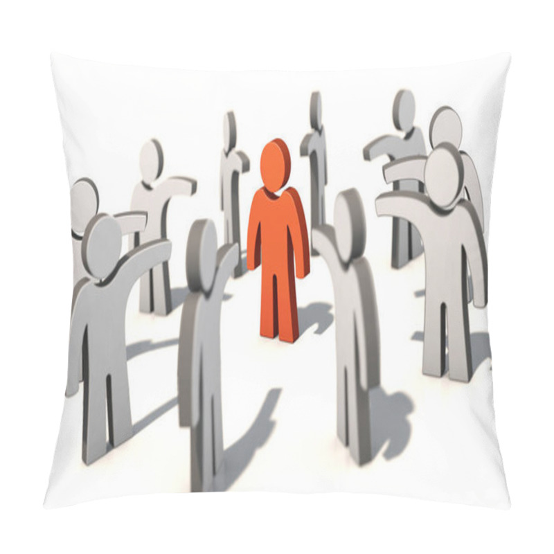 Personality  Everyone points to the scapegoat pillow covers