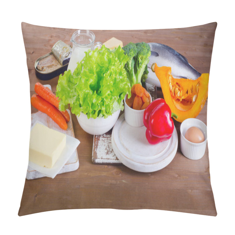 Personality  Food sources of vitamin A. pillow covers