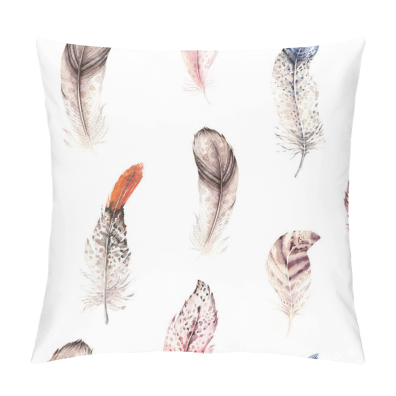 Personality  Feathers Boho Pattern Pillow Covers