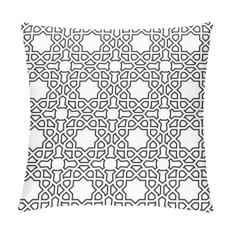 Personality  Seamless Vector Pattern In Arabian Style Pillow Covers