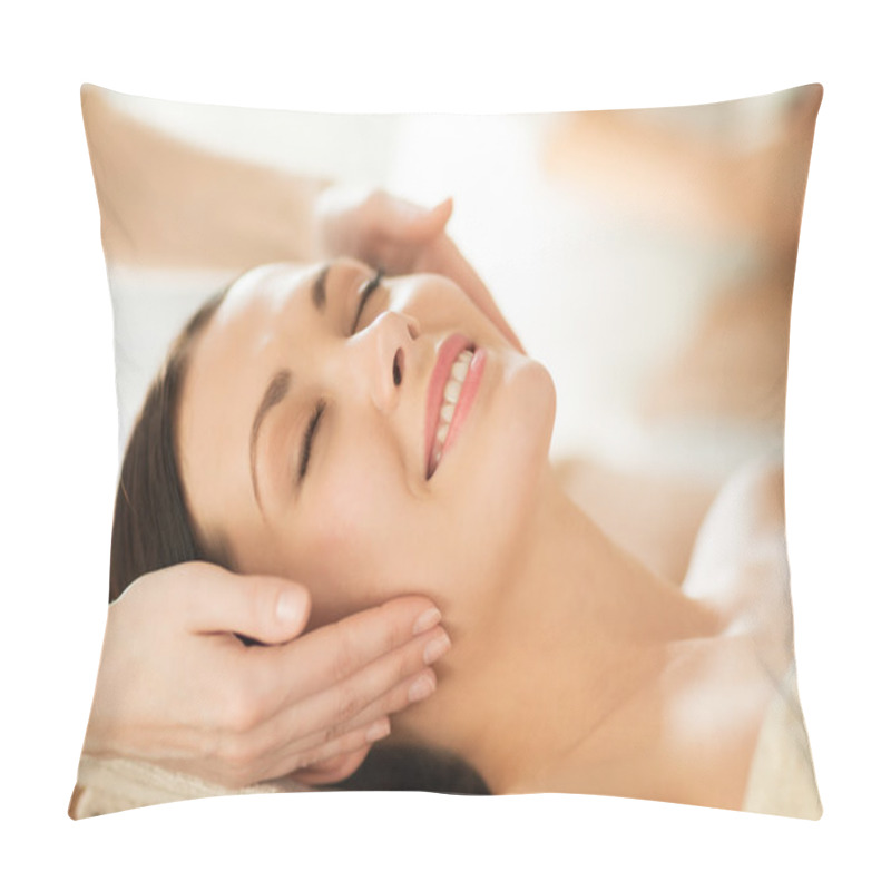 Personality  Woman In Spa Pillow Covers