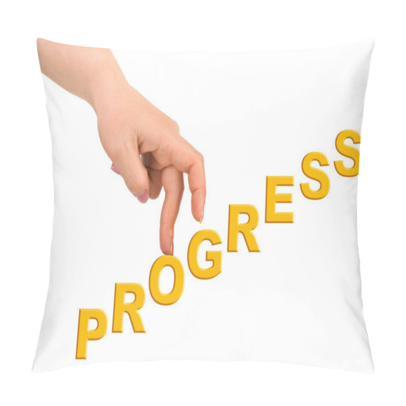 Personality  Hand And Stairs Progress Pillow Covers