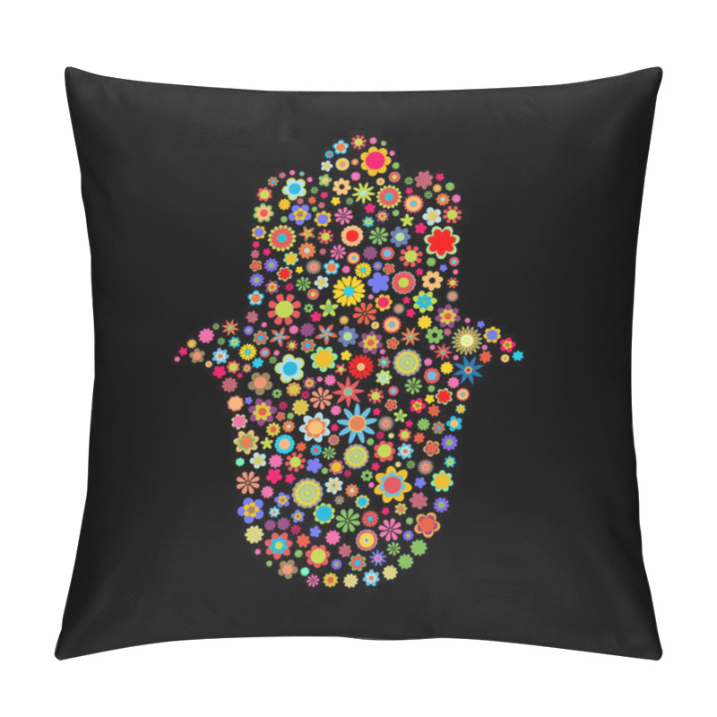 Personality  Hamsa Shape Pillow Covers