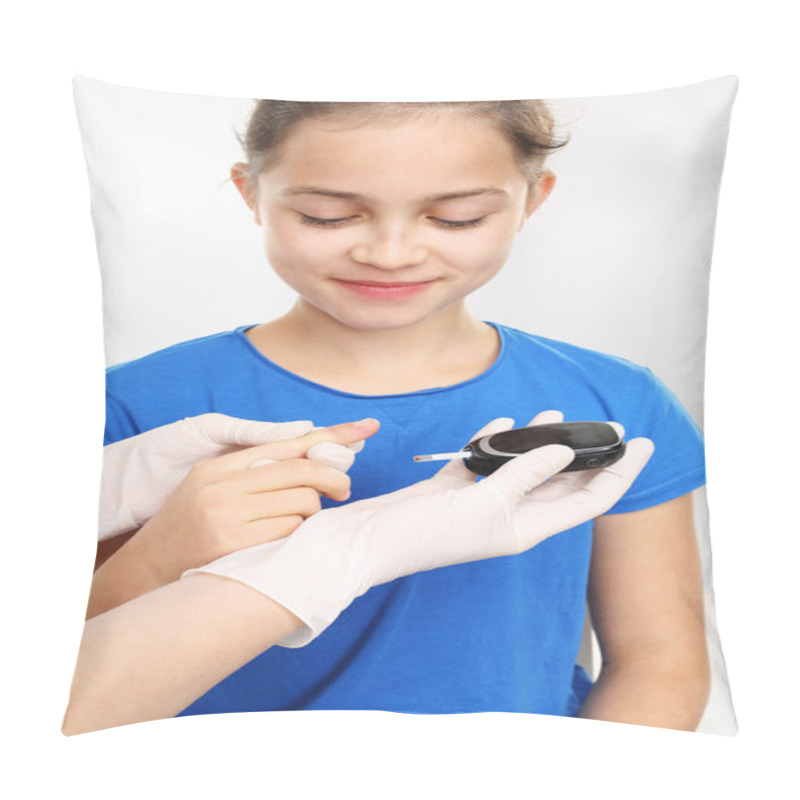 Personality  Glucometer. Testing Blood Sugar Pillow Covers