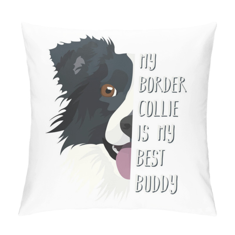 Personality  Best Friend Border Collie Pillow Covers