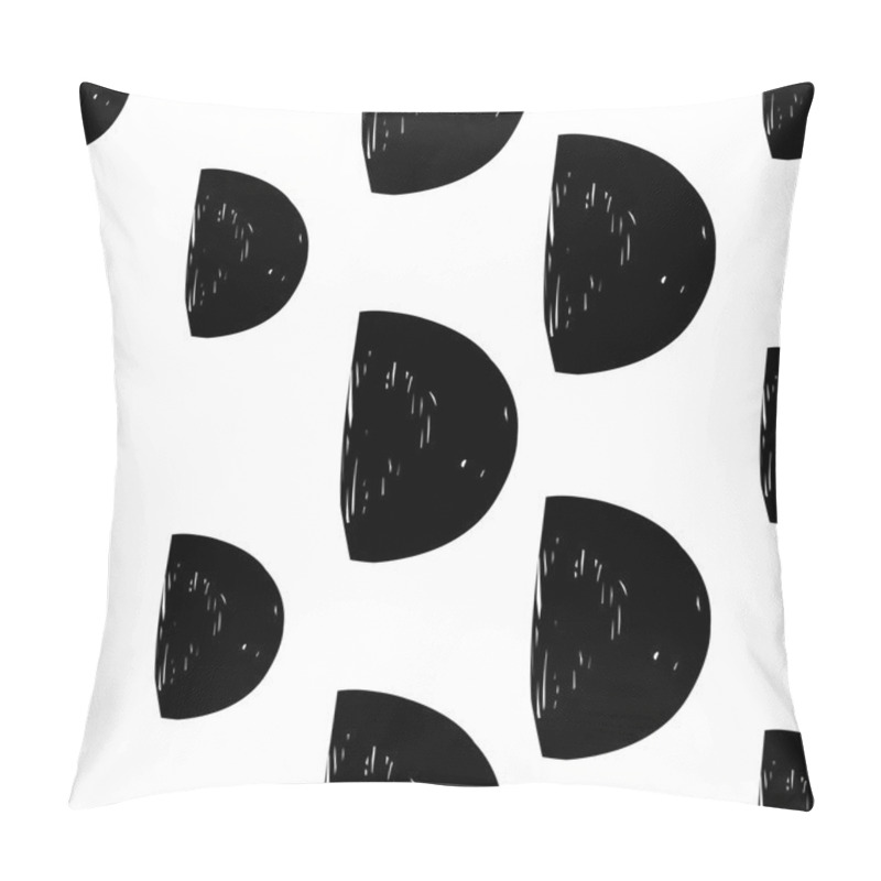 Personality  Modern Kids B&w Seamless Pattern Pillow Covers