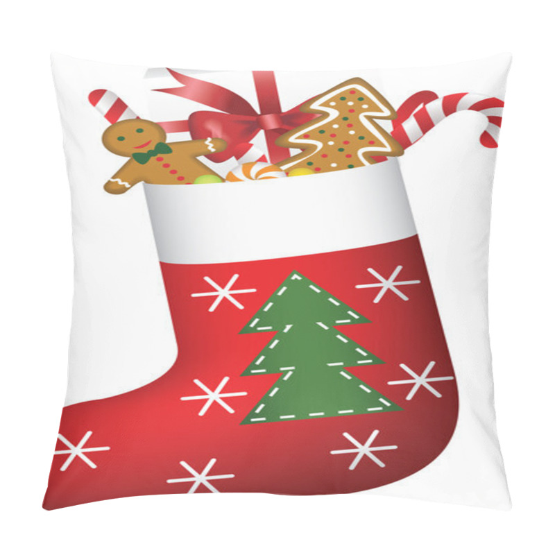 Personality  Christmas Sock Full Of Gifts Pillow Covers