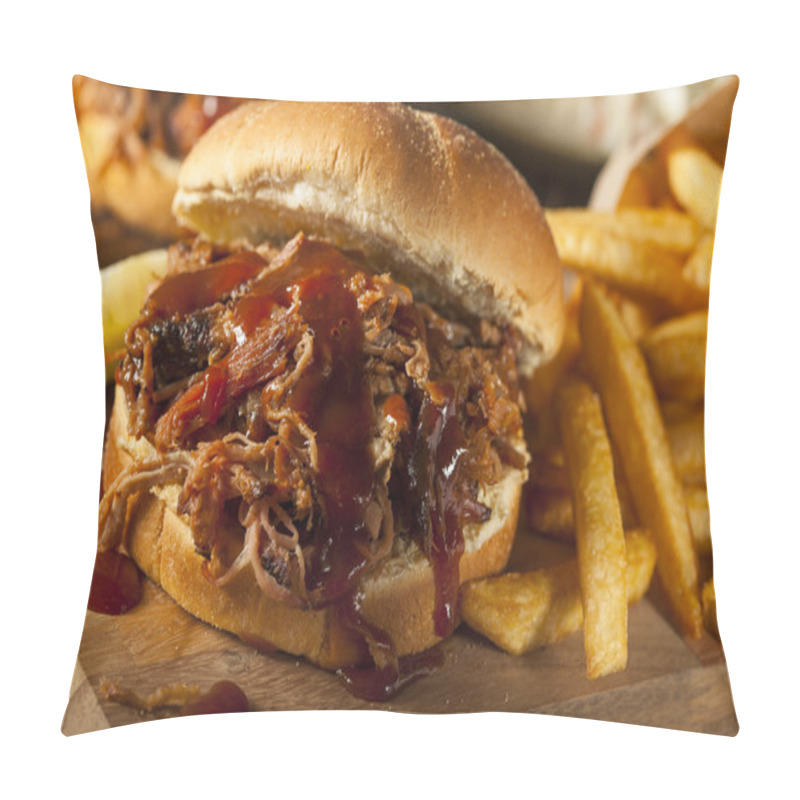 Personality  Barbeque Pulled Pork Sandwich Pillow Covers