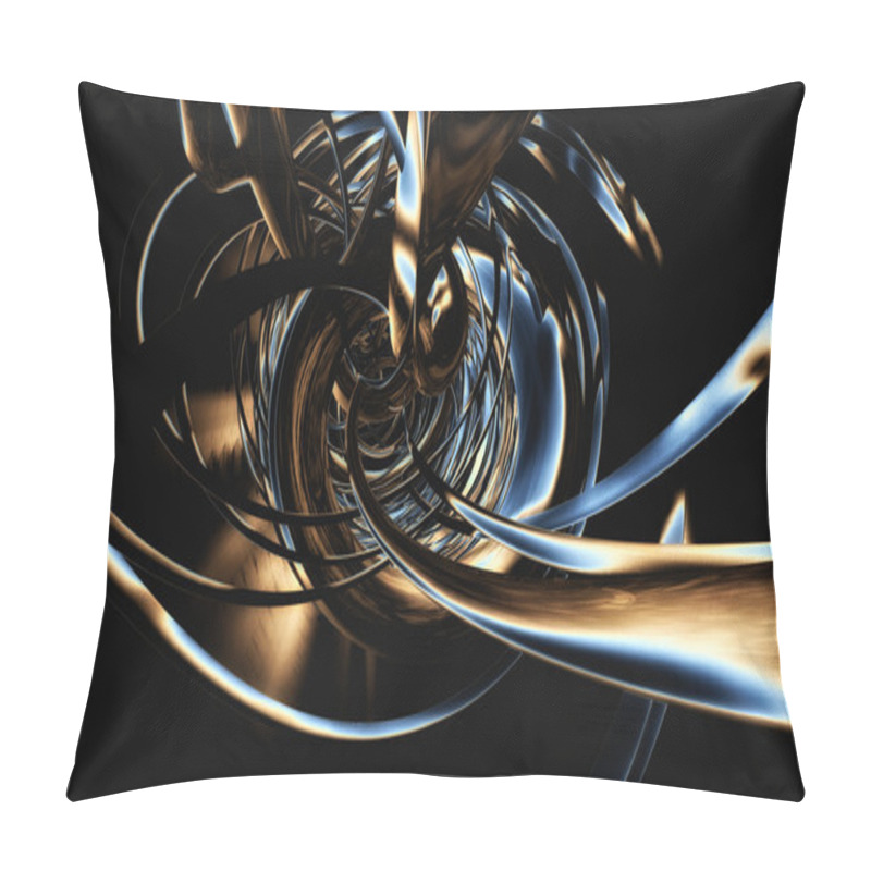 Personality  3d Abstract Futuristic Background Pillow Covers