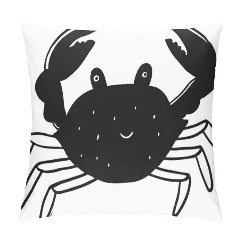 Personality  Discover A Charming Collection Of Animal Silhouettes Featuring An Adorable Piglet, A Cheerful Singing Bird, A Graceful Butterfly, And A Smiling Starfishall On A Clean White Background Pillow Covers