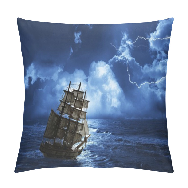 Personality  Storm With Lighting Pillow Covers