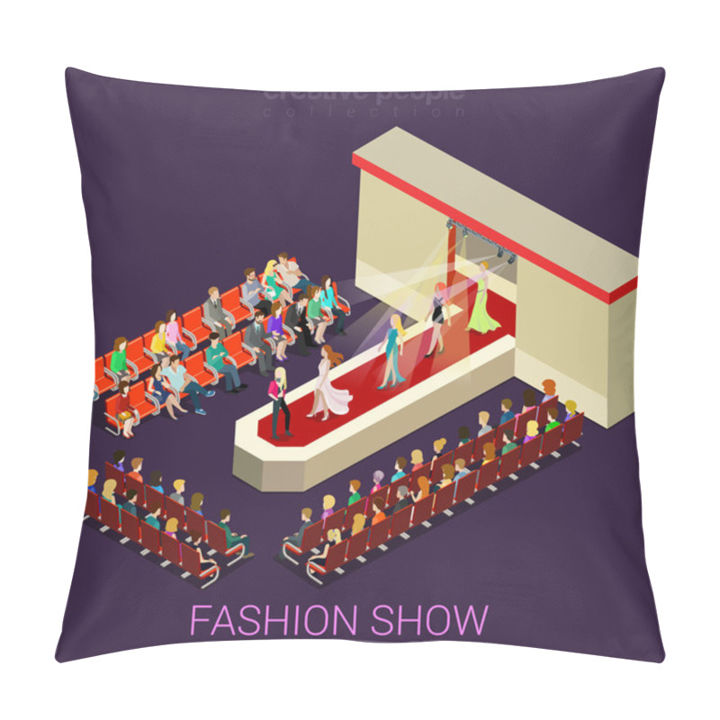 Personality  Fashion Show Podium Defile Pillow Covers