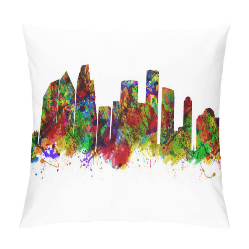 Personality  Houston Texas Skyline Pillow Covers