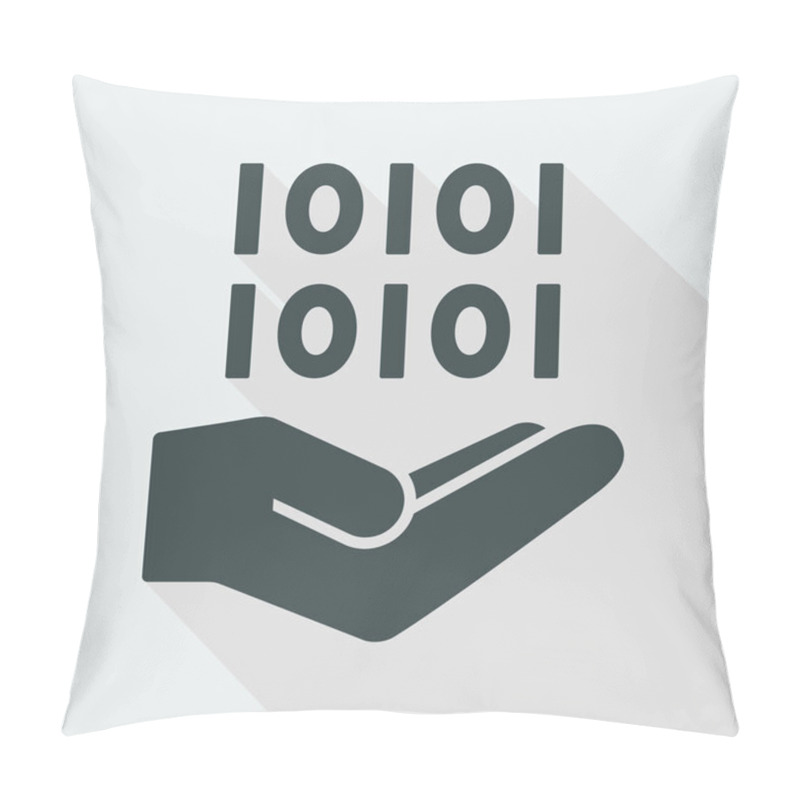 Personality  Binary Code Icon Pillow Covers