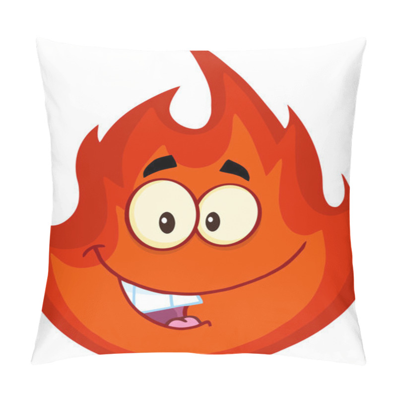 Personality  Happy Fire Cartoon Pillow Covers