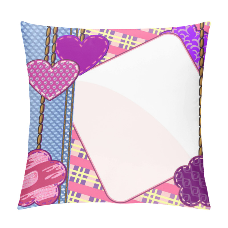 Personality  Scrapbook Styled Valentine Card Pillow Covers