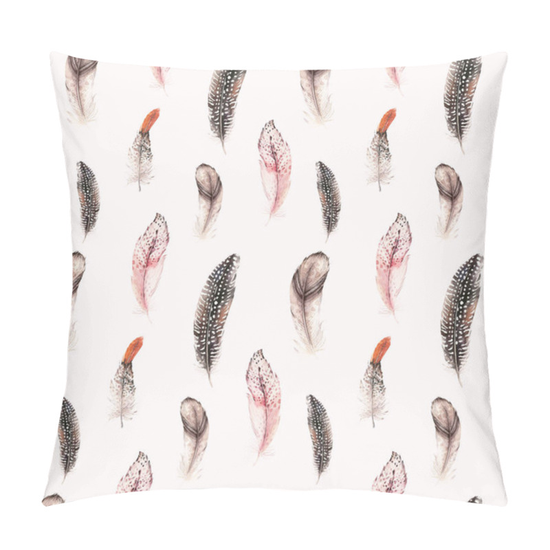 Personality  Feathers Boho Pattern Pillow Covers