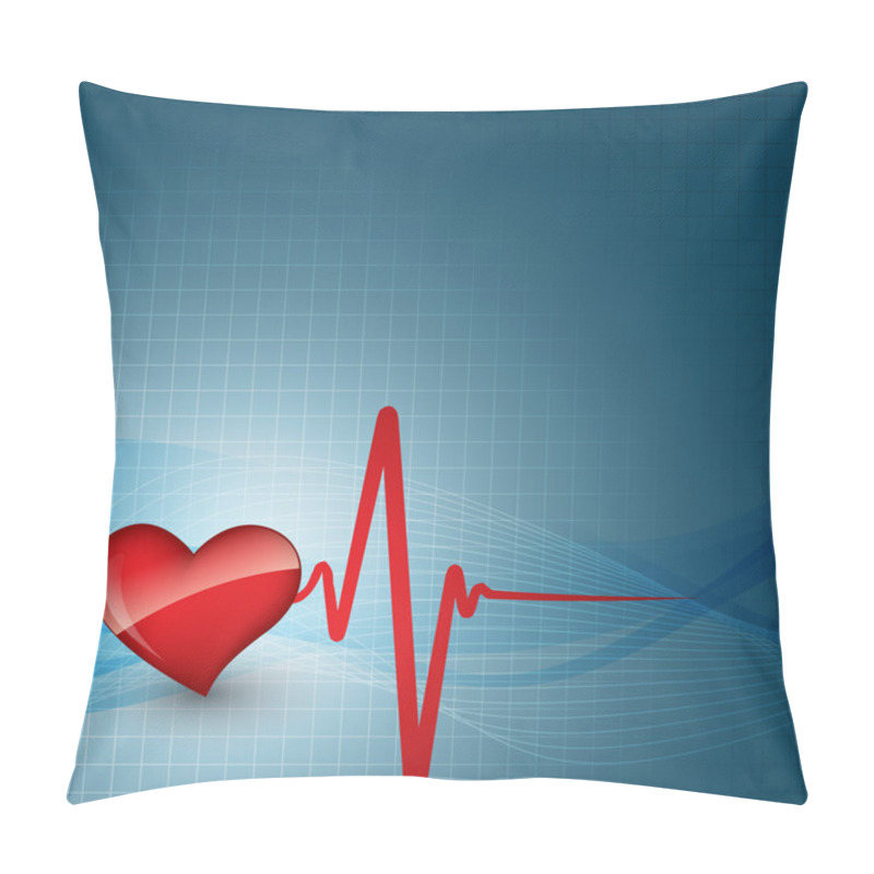 Personality  Heart Beat Pillow Covers