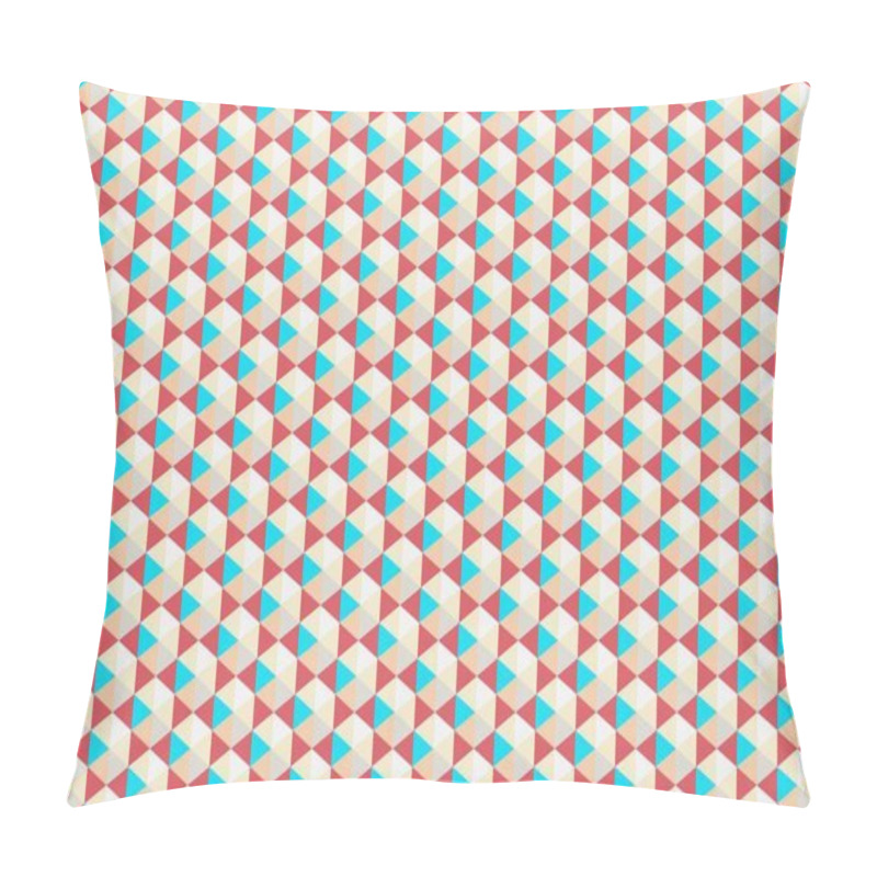 Personality  Abstract Creative Background With Repeated Shapes Pillow Covers