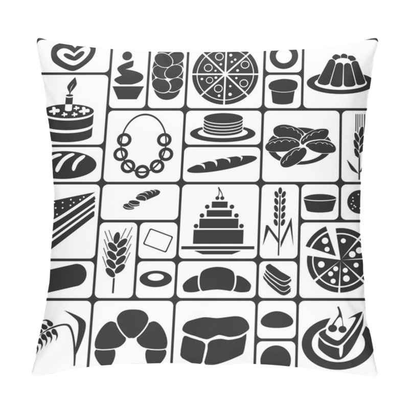 Personality  Bakery Vector Pillow Covers