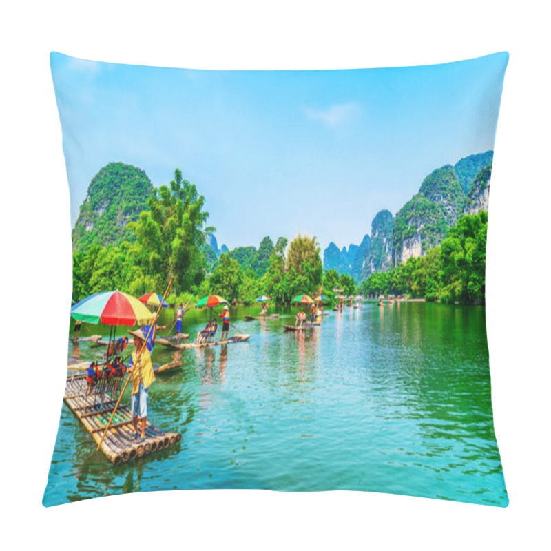 Personality  The Beautiful Landscape Scenery Of Guilin, Guangxi Pillow Covers