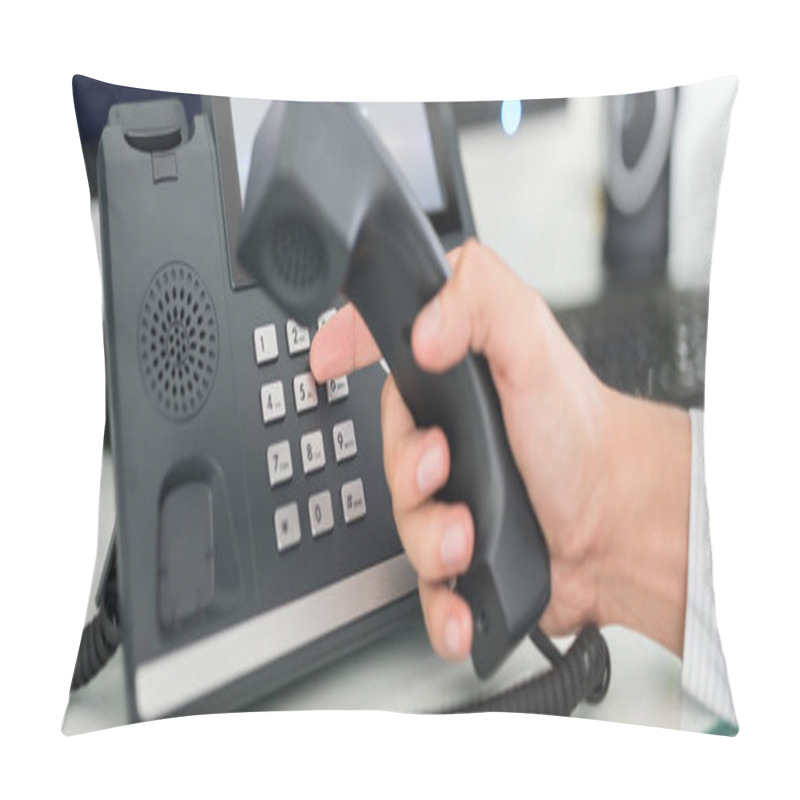 Personality  Communication Support, Call Center Customer Service Help Desk. Using Telephone Keypad.  Pillow Covers