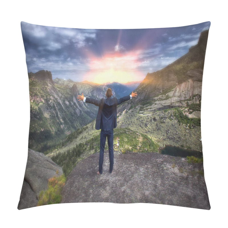 Personality  Portrait Of A Young Man Pillow Covers