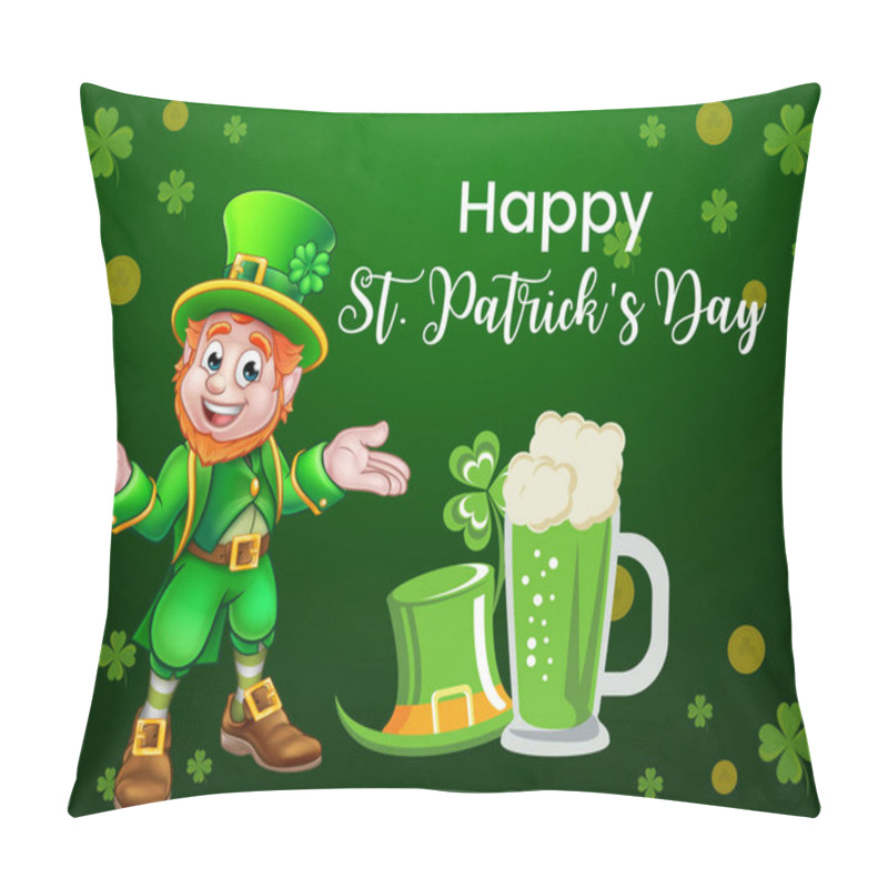 Personality  Happy St. Patricks Day Card Pillow Covers