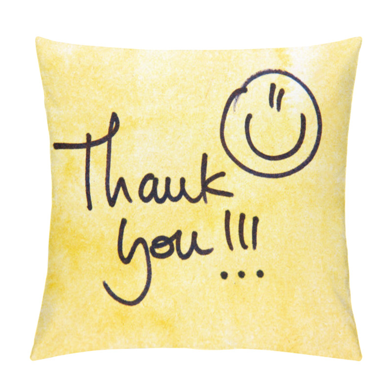 Personality  Note In Black Handwriting Pillow Covers