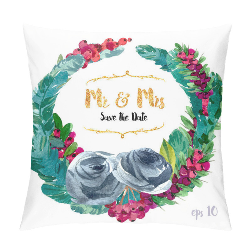 Personality  Collection Of Painted Flowers Pillow Covers