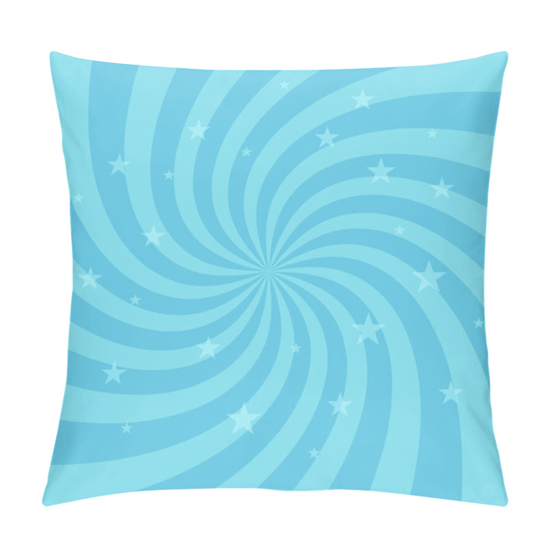 Personality  Swirling Radial Pattern Stars Background. Vortex Starburst Spiral Twirl Square. Helix Rotation Rays. Fun Sun Light Beams. Vector Illustration. Pillow Covers