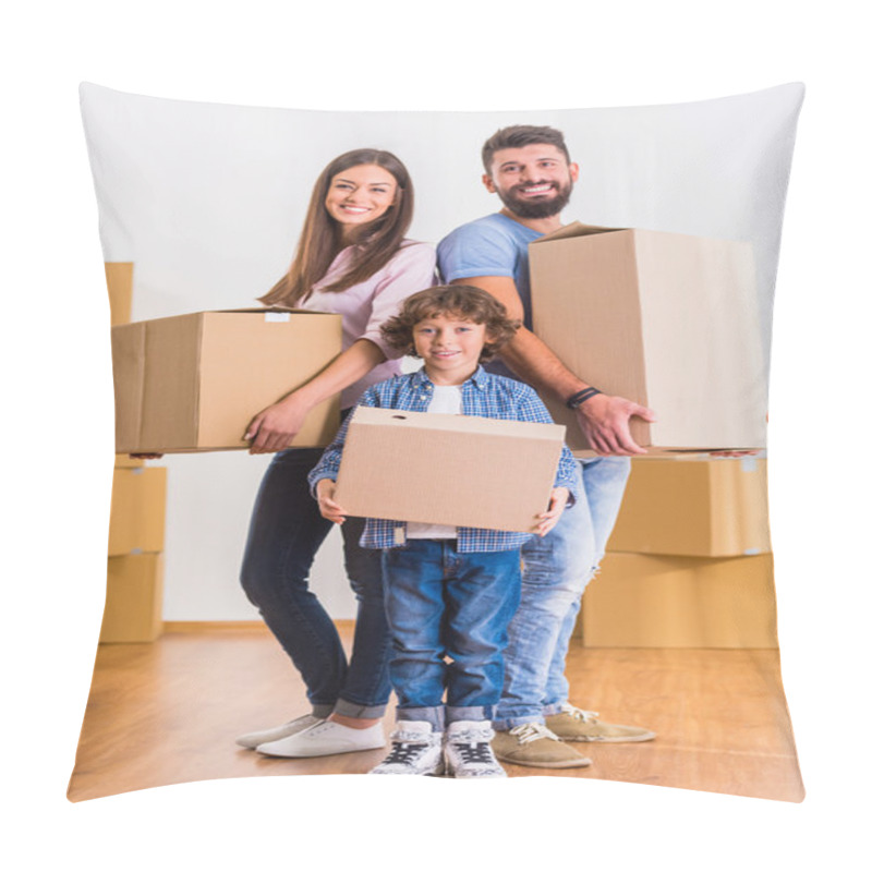 Personality  Family Moving Home Pillow Covers