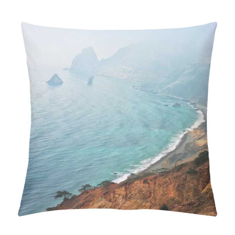 Personality  Seascape In Fog Pillow Covers