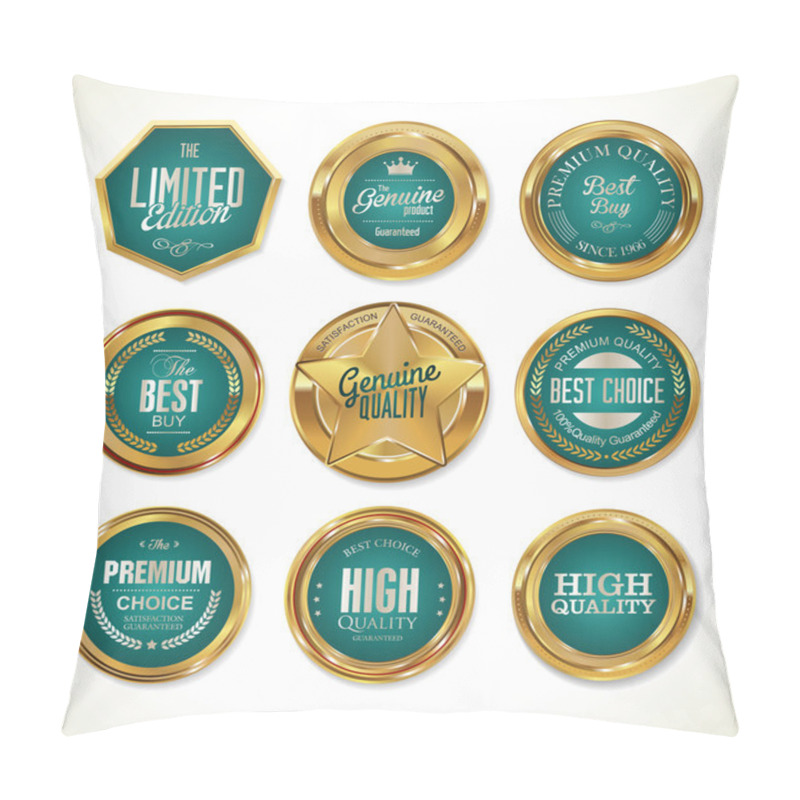 Personality  Golden Labels Collection Pillow Covers