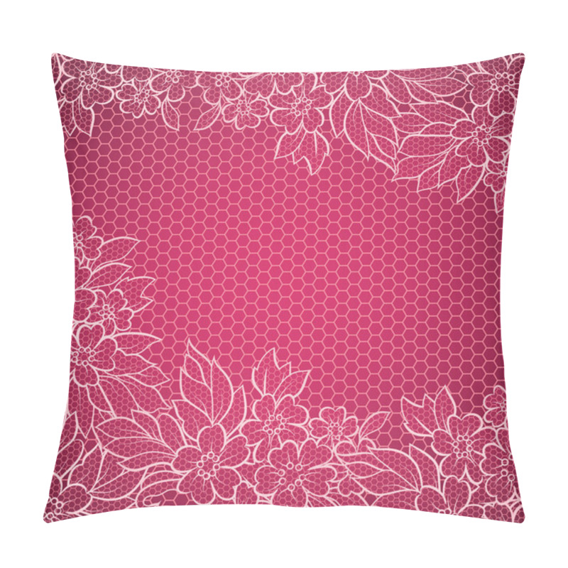 Personality  Lace Background Pillow Covers