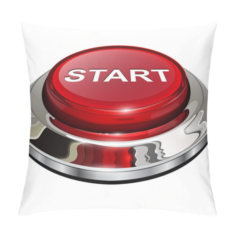 Personality  Start Button Pillow Covers