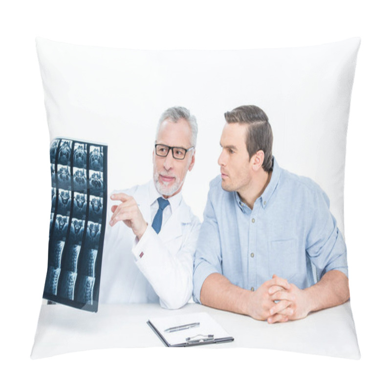 Personality  Doctor Shows X-ray Image Pillow Covers