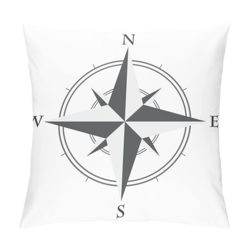 Personality  Compass Pillow Covers