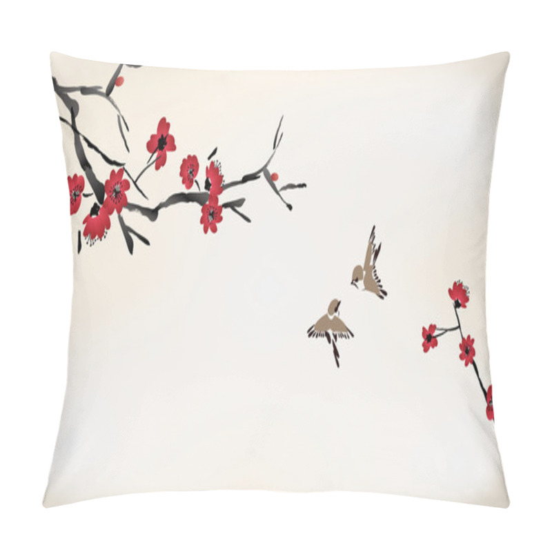 Personality  Blossom Painting Pillow Covers