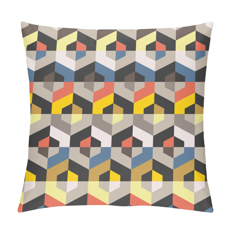 Personality  Seamless Vector Geometric Pattern Background Pillow Covers