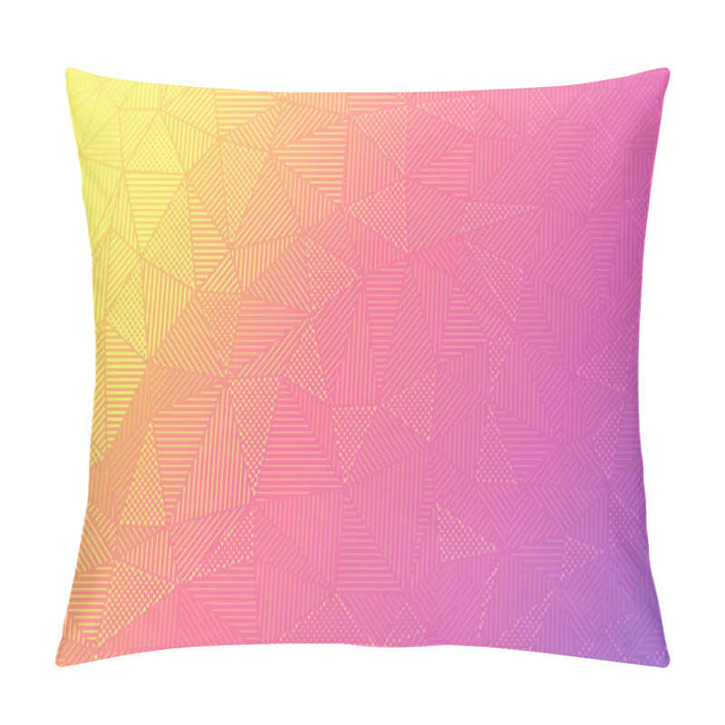 Personality  Graphic Gradient Background. Trendy Texture Backdrop. Fading Halftone Vector With Blending Vibrant Colors.Strait Lines And Polka Dots. Pillow Covers