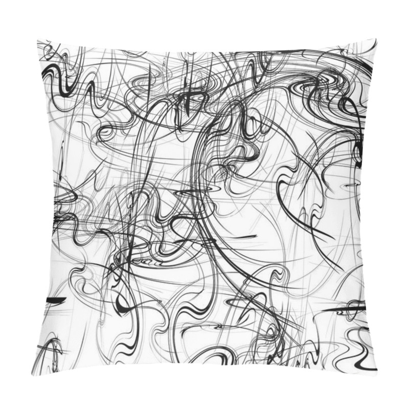 Personality  Random Irregular Shapes Pattern Pillow Covers