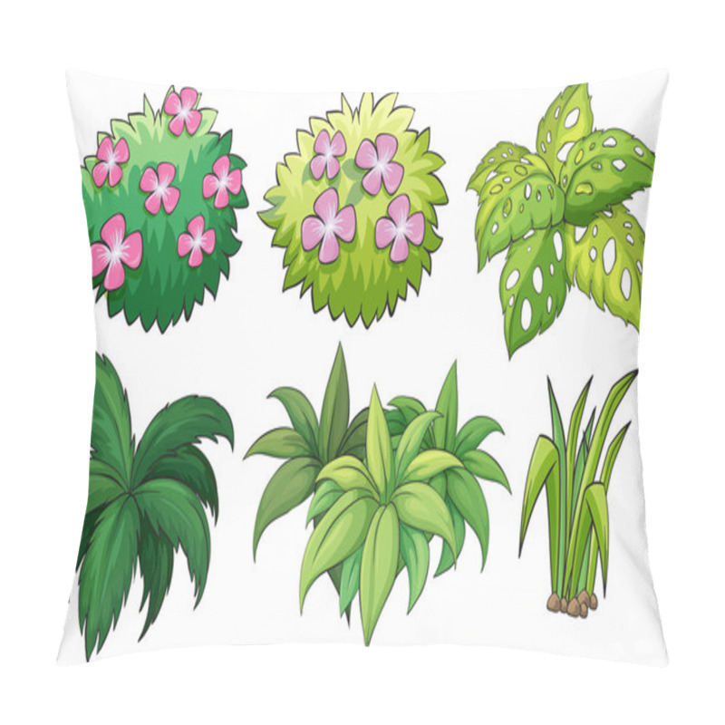 Personality  Six Ornamental Plants Pillow Covers