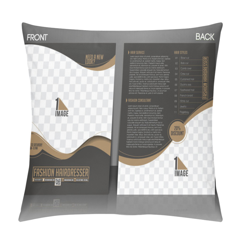 Personality  Fashion Hairdresser Pillow Covers