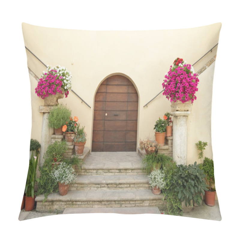 Personality  Elegant Doorsteps Italian Villa Pillow Covers